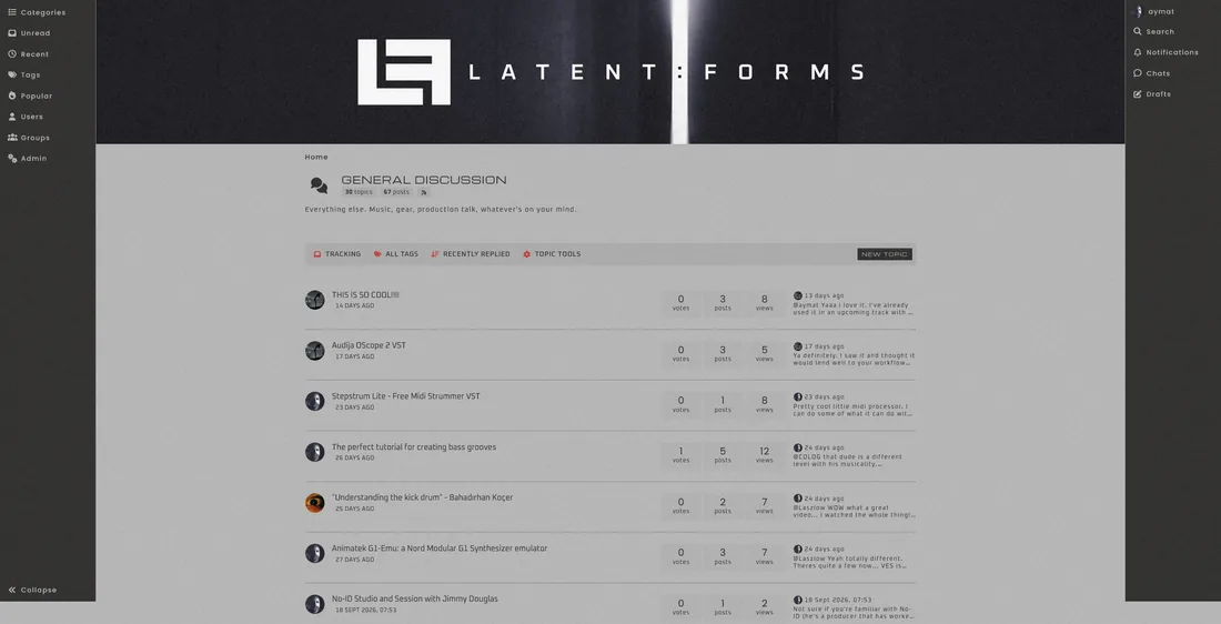 Latent Forms private community, general discussion