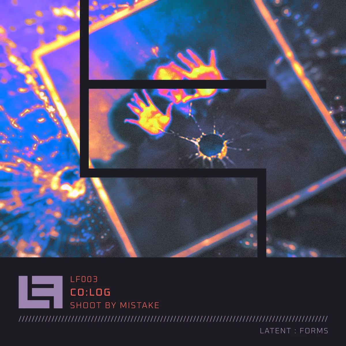 LF003 CO:LOG, Shoot By Mistake EP, Latent Forms release cover art